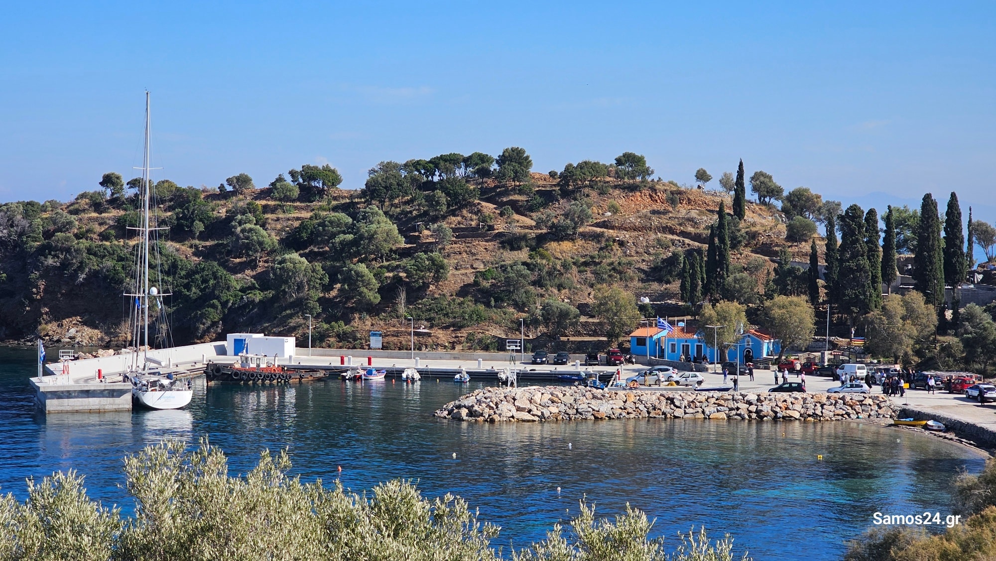 Κώστας Μουτζούρης: «Υποδειγματική και ταχύτατη κατασκευή του αλιευτικού έργου στην Αγία Παρασκευή Σάμου»