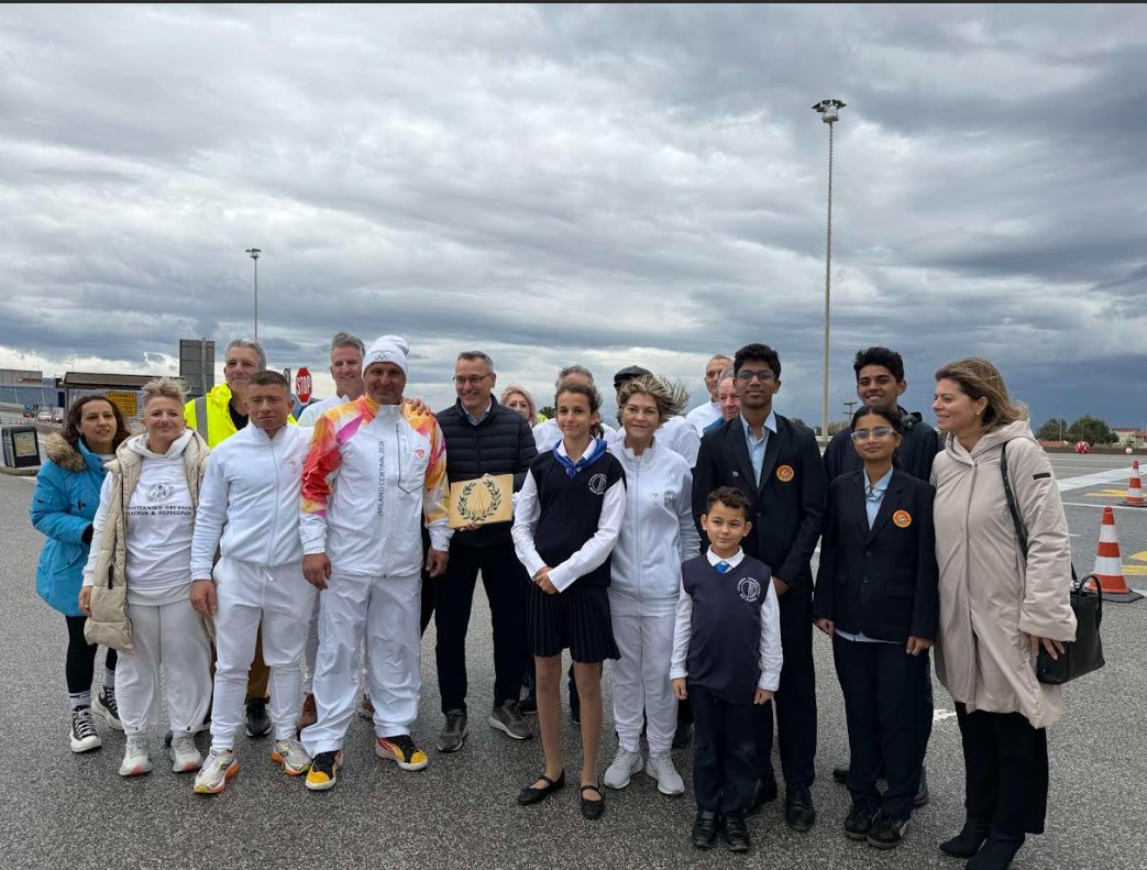 H Πολυτεκνική Οργάνωση Πατρών συμμετείχε στη μεταφορά της Ολυμπιακής Φλόγας στέλνοντας μήνυμα για το δημογραφικό