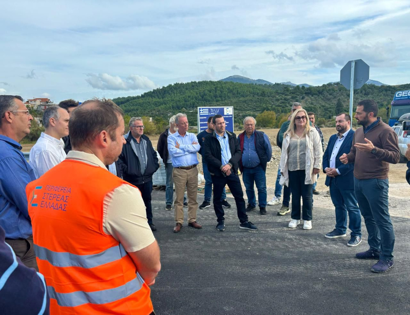 Παραδόθηκε σε κυκλοφορία η νέα γέφυρα Πούρνου στην Π.Ε. Εύβοιας