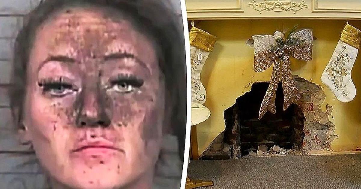 Γυναίκα με στόχο την κλοπή φρακάρει σε καπνοδόχο και συλλαμβάνεται (vid)